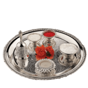 silver thali for corporate gifting purpose