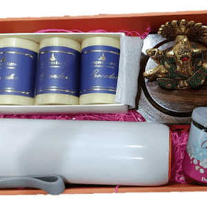 hamper with different corporate gifts