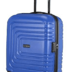 american tourister kam martial suitcase in royal blue color