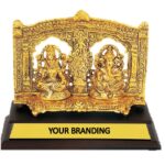 gold plated lakshmi ganesh idols